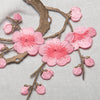 Plum Blossom Embroidered Applique Patch