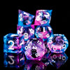 Liquid Core Cat Resin Dice Set for Dungeons & Dragons