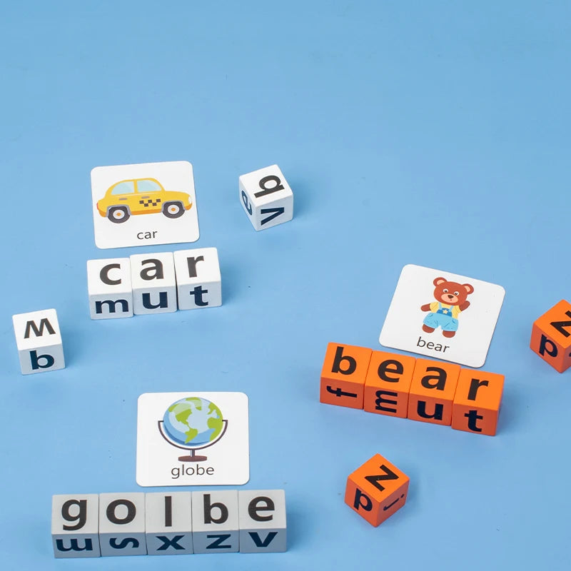 Wooden Spelling Word Game for Early Learning