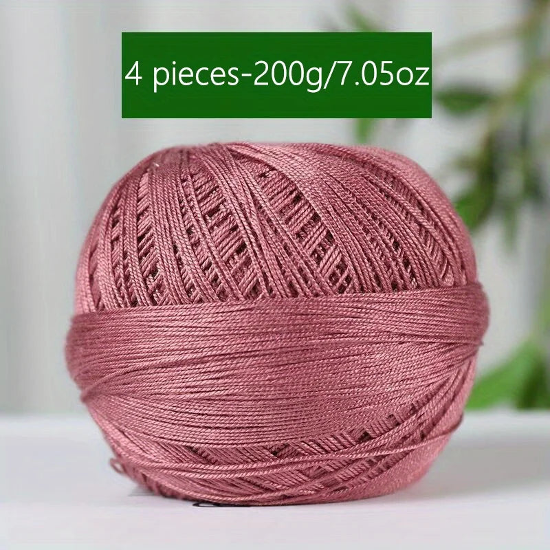 Mercerized Cotton Lace Yarn – Soft, Smooth & Ideal for Summer Knitting