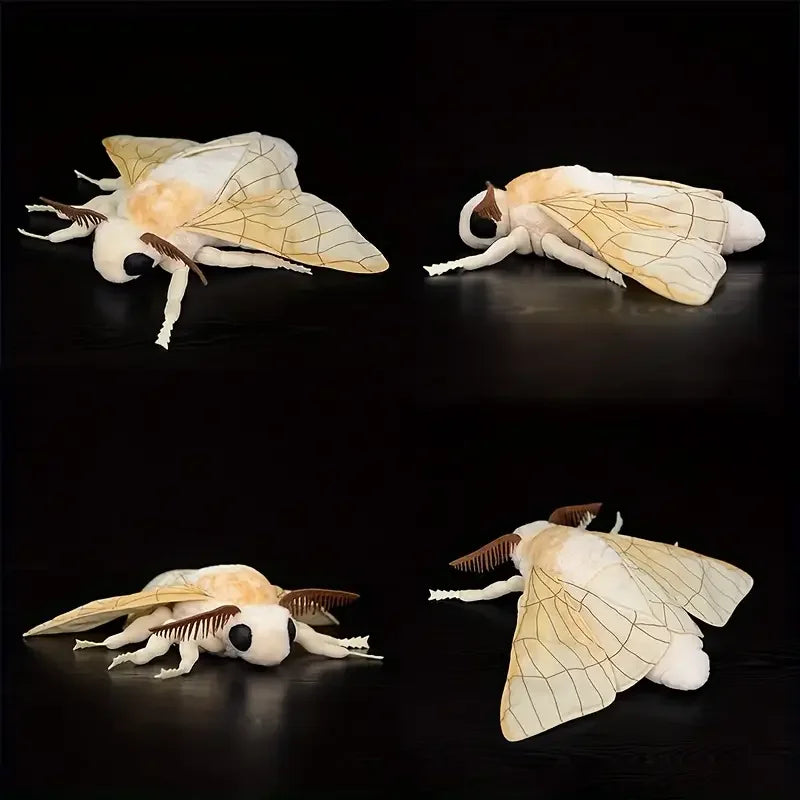 Moth Plush Stuffed Animal Toy – Soft and Cuddly Insect Collectible