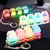LED Macaron Keyboard Fidget Toy with Keychain