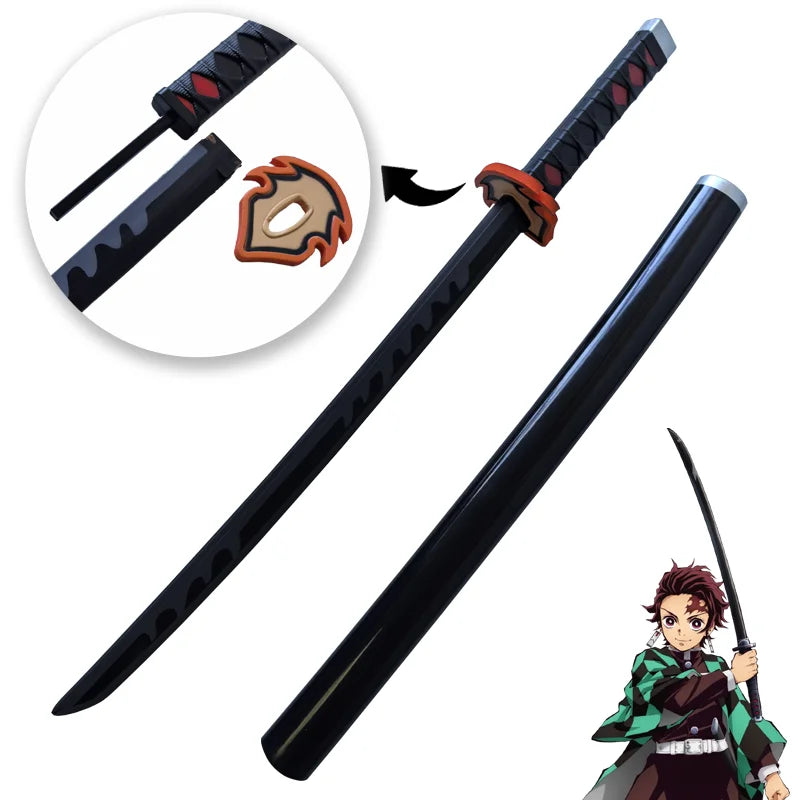 Demon Slayer Katana Cosplay Sword – Orange Rengoku & Kochou Kanae Style