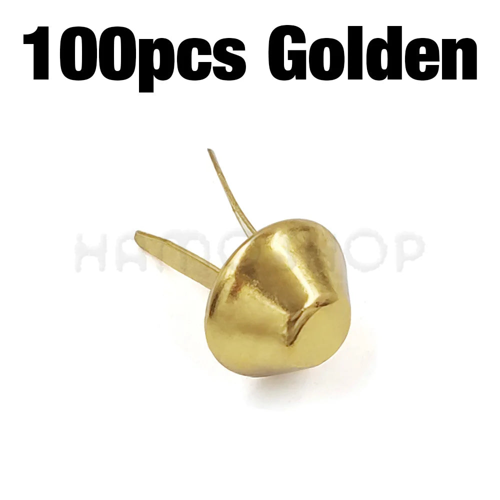 Metal Bag Bottom Rivets for Leather Craft and DIY Projects