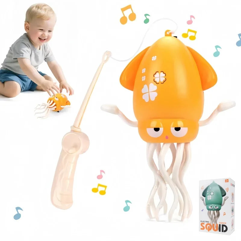 Interactive Dancing Octopus Toy with Music and Lights