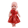 Bear Print Casual Outfit for 43 cm Baby Dolls