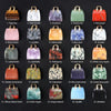 Mini Handbag-Shaped Crystal Agate Pendant for Jewelry Making