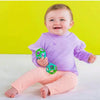 Easy-Grasp Baby Rattle Toy with Soft Teething Edges