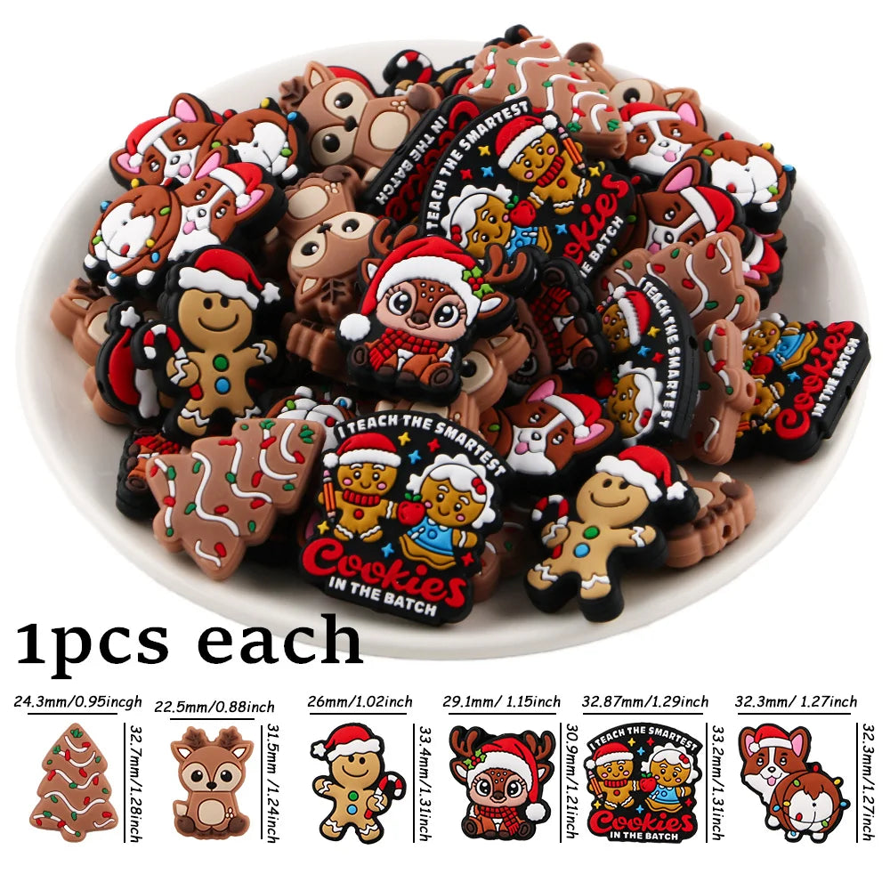 Silicone Charm Beads for DIY Jewelry Making