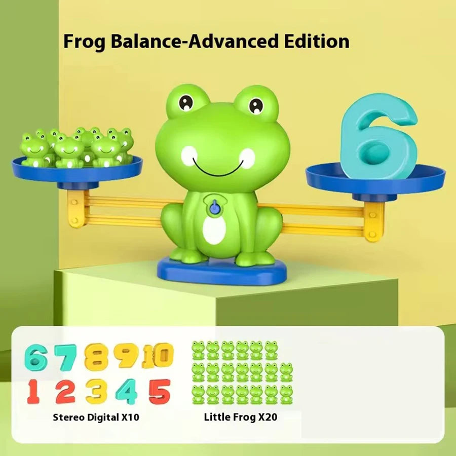 Frog Balance Math Game for Kids – Early Learning Addition & Subtraction Toy