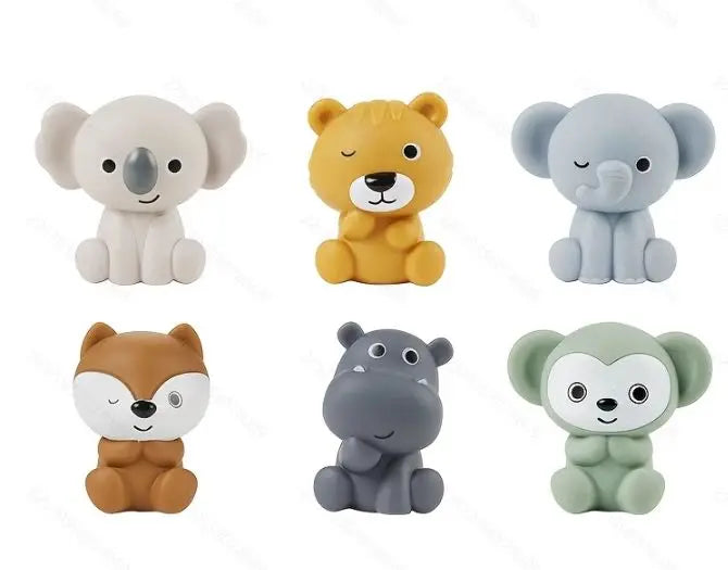 Silicone Baby Bath Toy Set for Sensory Water Play