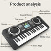 37-Key Electronic Keyboard Piano for Kids with LED Display