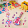 Kids Electric Guitar Toy with Microphone and Adjustable Stand