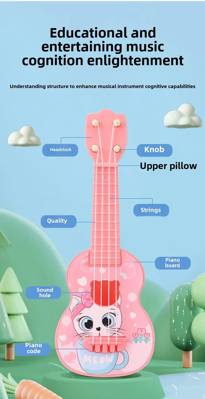 Kids Mini Ukulele Toy with Musical Sounds