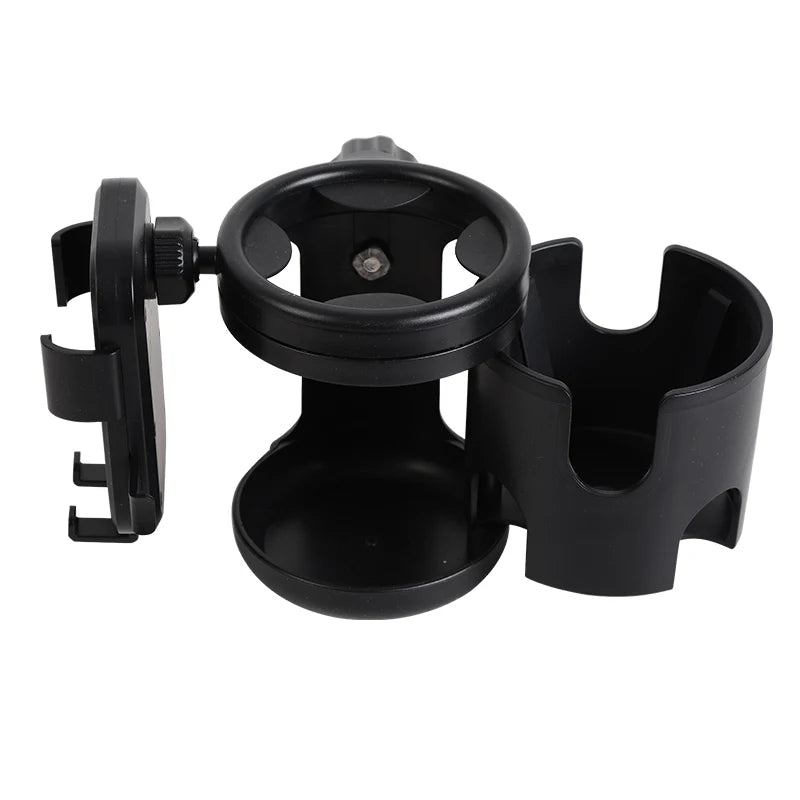 3-in-1 Rotating Stroller Cup and Phone Holder