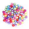 Colorful Round Acrylic Beads - Assorted Sizes for Jewelry Making