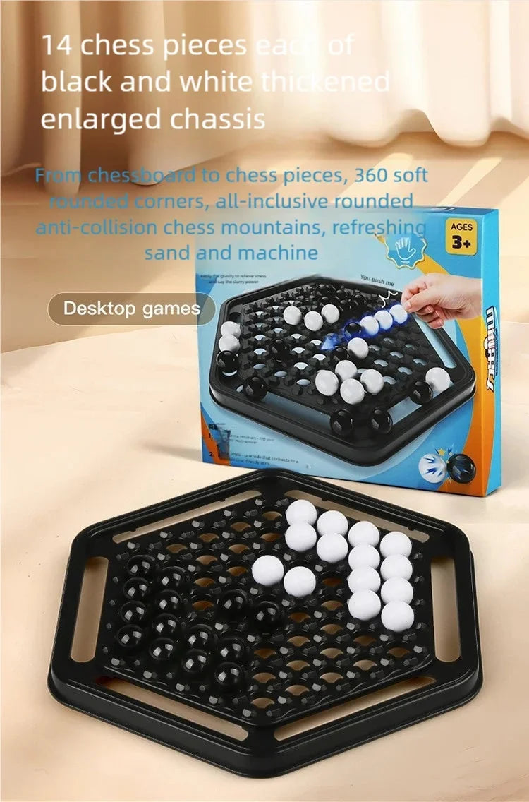 Push Chess Strategy Board Game for Family Fun