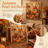 Autumn Pumpkin 5D Pearl Painting Kit with Frame