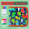 Reusable Erasable Doodle Book for Kids with 12 Watercolor Pens