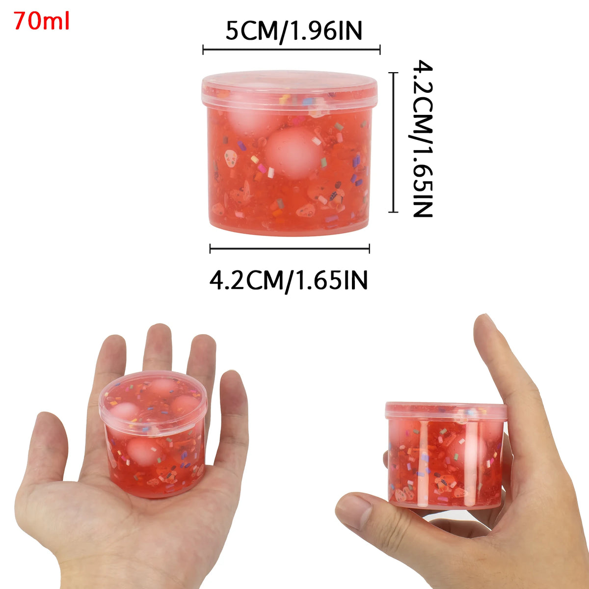Jelly Cube Crunchy Crystal Slime – Soft Stretchy DIY Putty