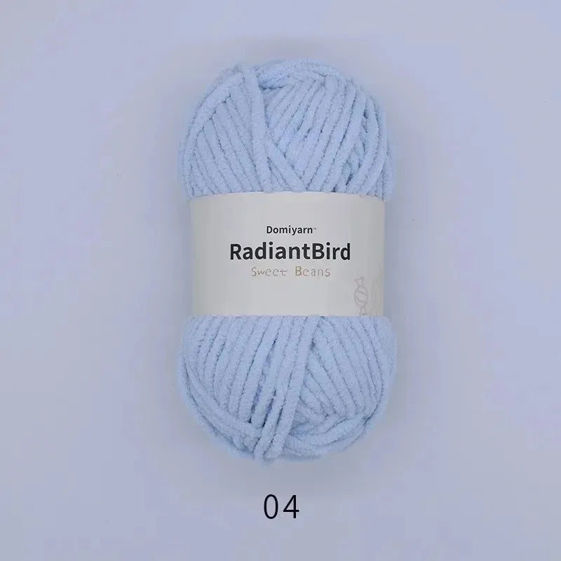 Soft Polyester Yarn for Knitting and Crochet