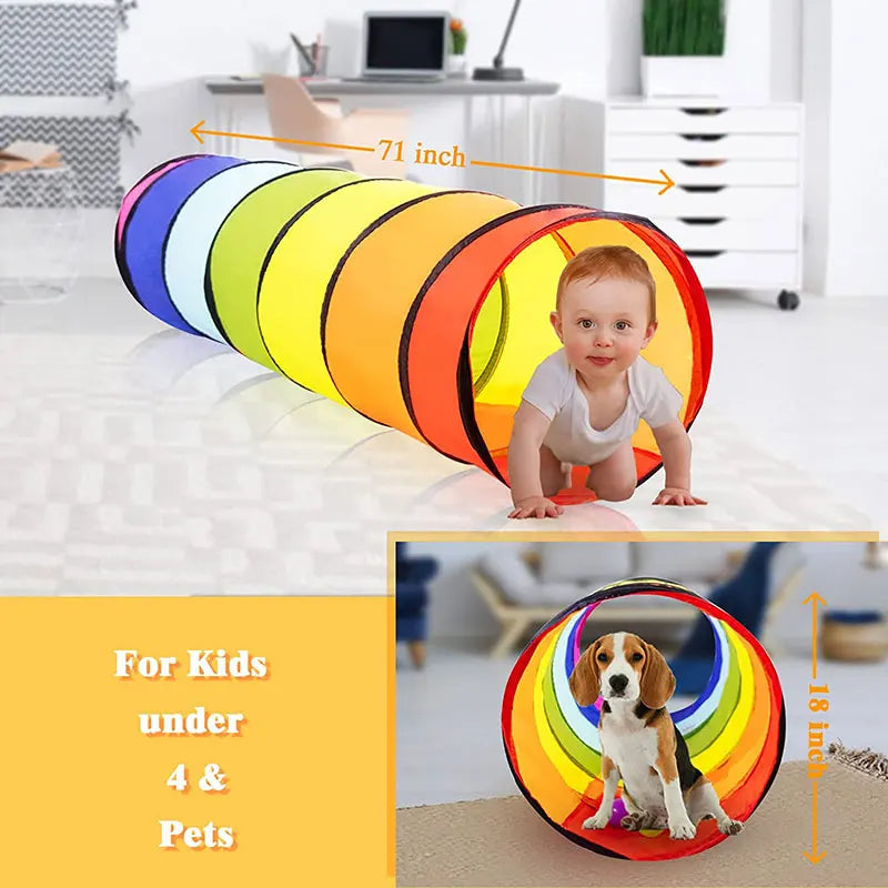 Colorful balance stepping stones for kids and pets used for sensory and motor skills development