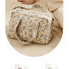 Quilted Maternity Diaper Bag with Crossbody Strap