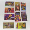 A collection of JoJo-inspired tarot cards featuring various characters and symbols for divination.