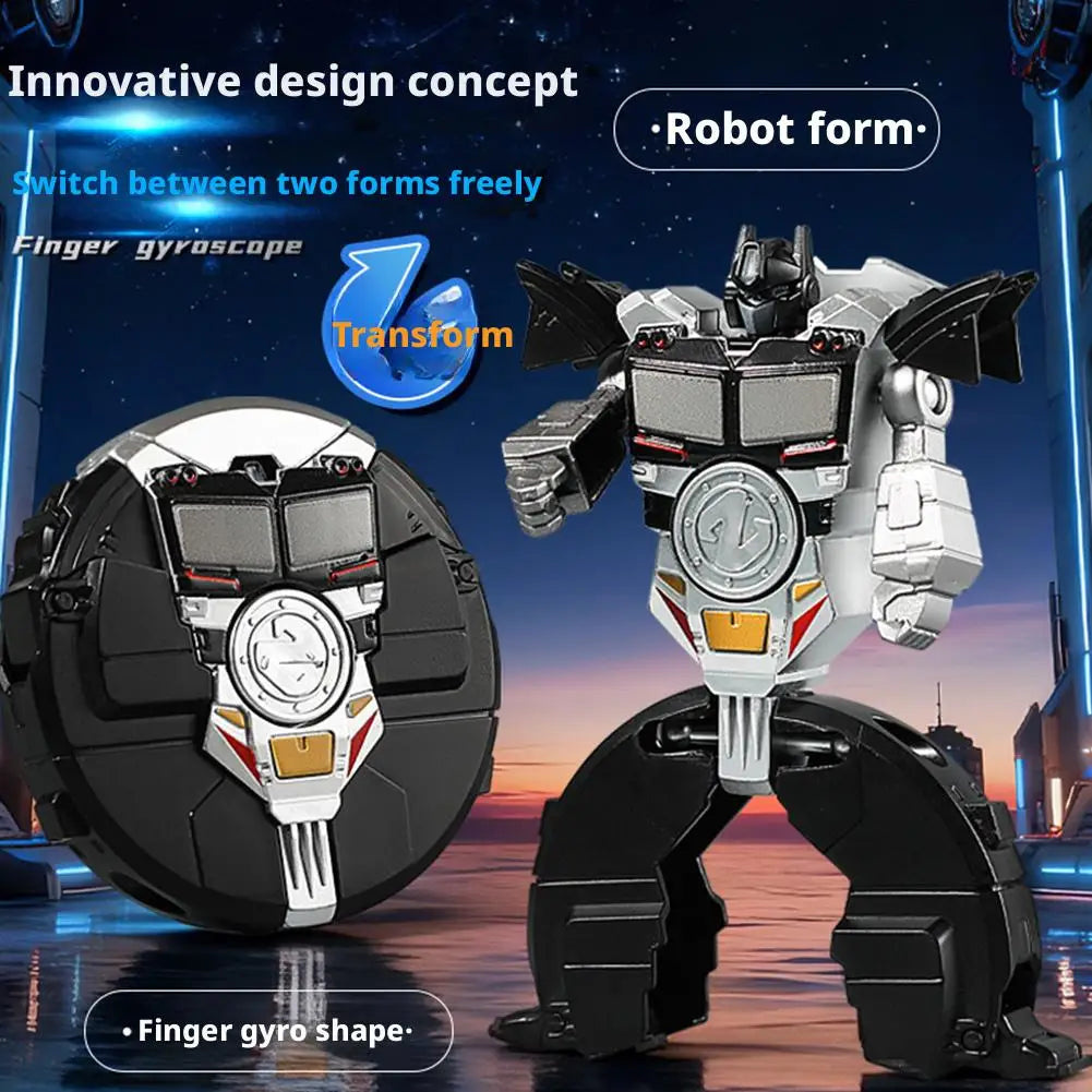 Transformable Fidget Spinner Robot Toy