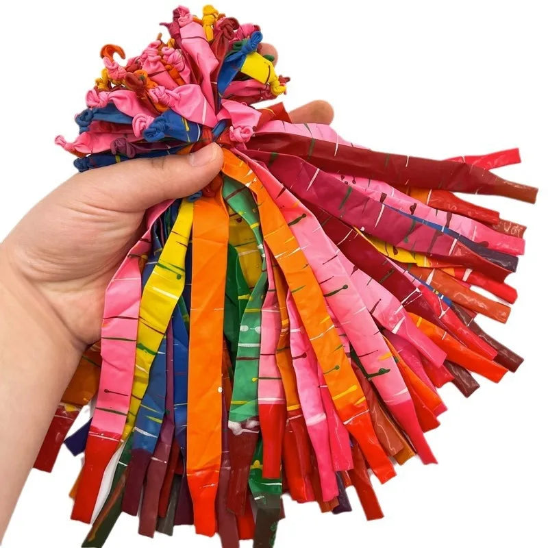 Colorful Rocket Balloons (100 Pack) – Flying Scream Party Balloons for Kids' Birthdays