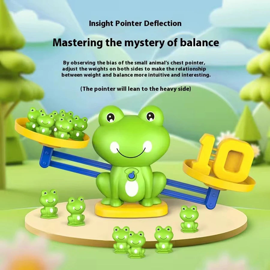 Frog Balance Math Game for Kids – Early Learning Addition & Subtraction Toy