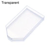 A transparent large diamond painting tray with a pop-up plug for bead sorting.