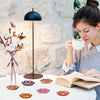 DIY Animal Diamond Painting Coaster Set with Wooden Base