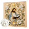 Religious Diamond Painting Kit with Frame – Jesus and Holy Mary