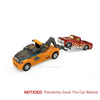 Diecast Metal Container Truck with Trailer – Pull-Back Action