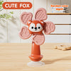 Baby Suction Cup Windmill Toy with Animal Shapes