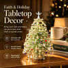A festive, glittering Christmas tree made of beads and crystals used for holiday decor.