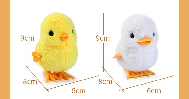 Wind-Up Walking Chick Plush Toy