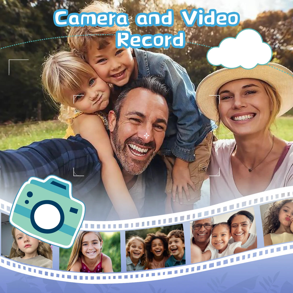 Kids' Learning Phone with 200+ Educational Games and Dual Cameras