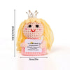 Handmade Crochet Positive Doll with Hugging Card