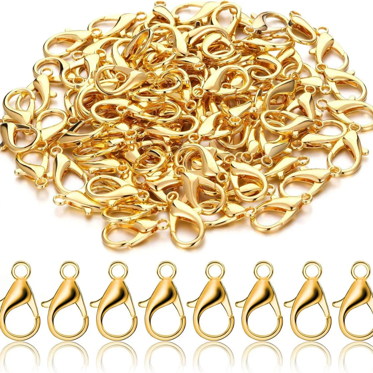 Alloy Lobster Clasp Hooks for Jewelry Making