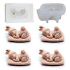 3D Sleeping Baby Silicone Mold for Candle, Resin & Soap Making