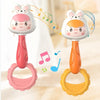 Cartoon Animal Rattle Handbell for Baby Sensory Development