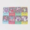 A set of nine cards featuring various Yokai characters and abilities for a strategic board game.