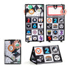 High-Contrast Tummy Time Baby Mirror with Crinkle Cloth Book and Teether