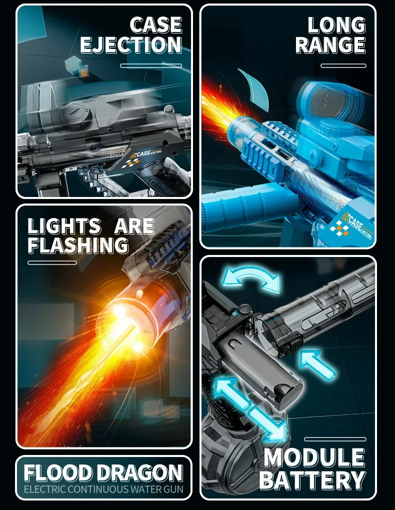 Electric LED Water Blaster with Large Capacity Tank