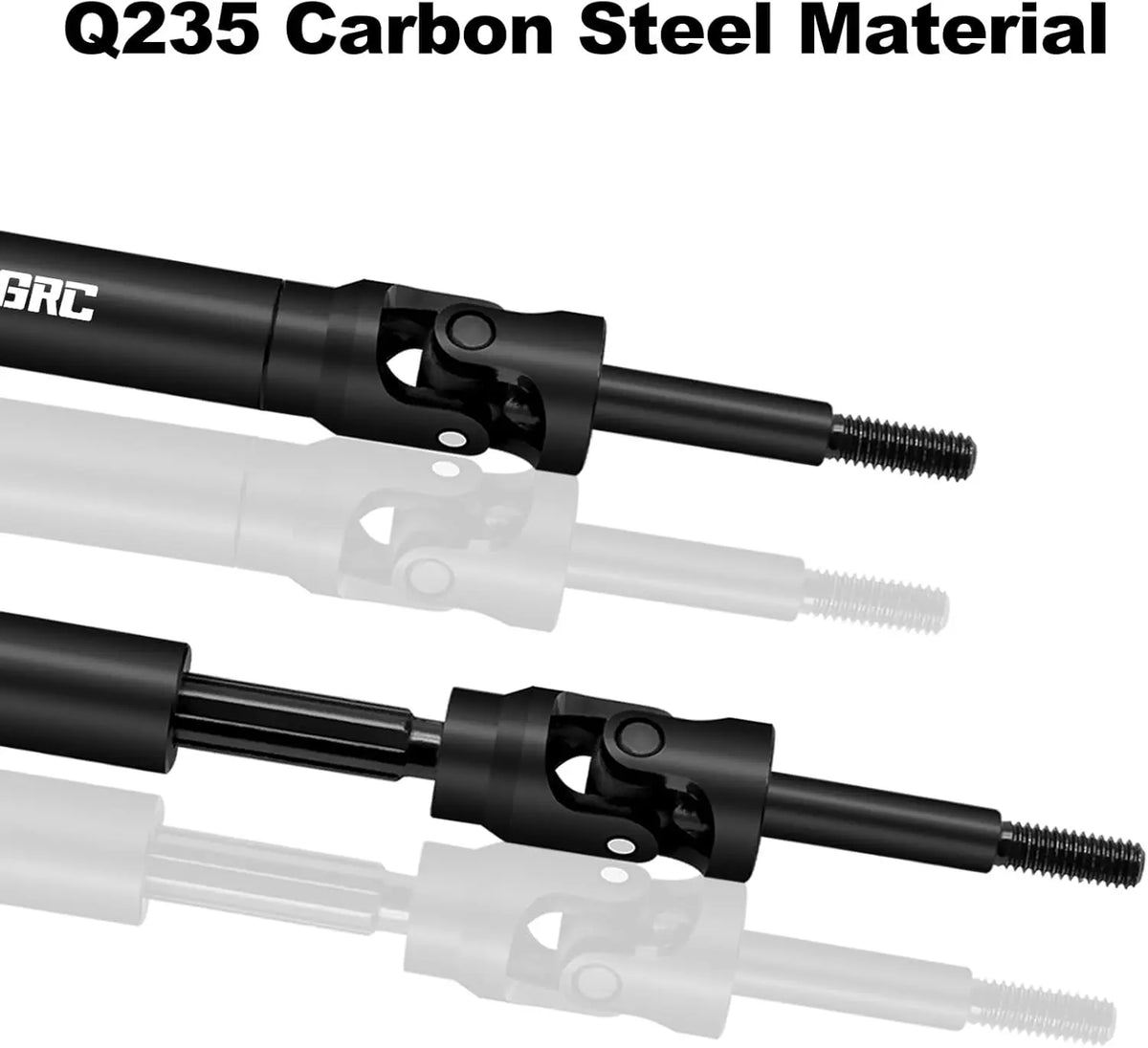 Heavy-Duty Steel Driveshaft Set for 1/10 RC Trucks