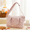Quilted Maternity Diaper Bag with Crossbody Strap