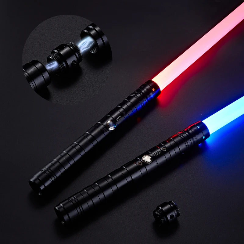 RGB Metal Lightsaber with 7 Color Modes and Sound Effects
