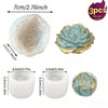 Reusable Rose Silicone Mold with Realistic Layered Petals